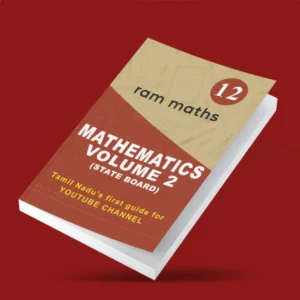 RAMMATHS 12th Maths Guide (Volume 2) - TN Syllabus